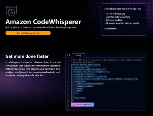 个人用户免费，亚马逊正式推出 AI 编程服务 CodeWhisperer-Ceacer 网安