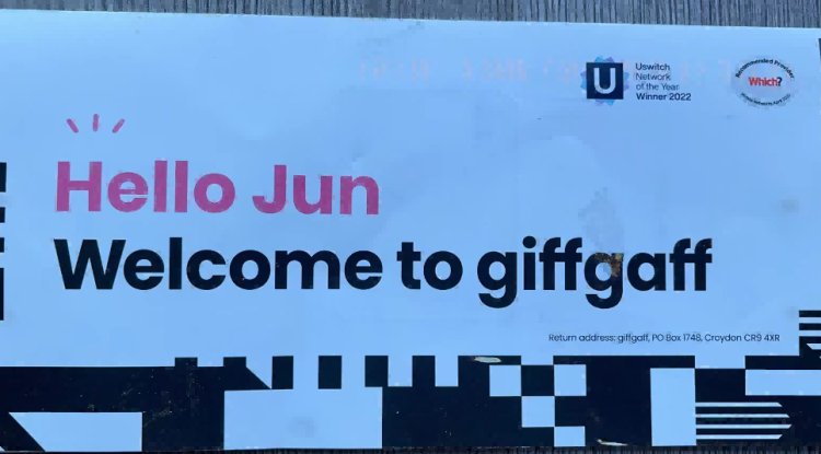 免费领取英国电话卡giffgaff及充值激活使用体验