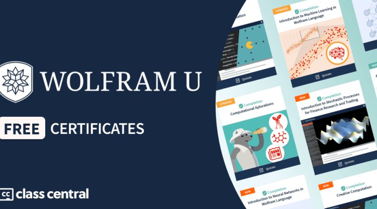 Wolfram U 提供 40 多个免费证书:扩展您的计算领域