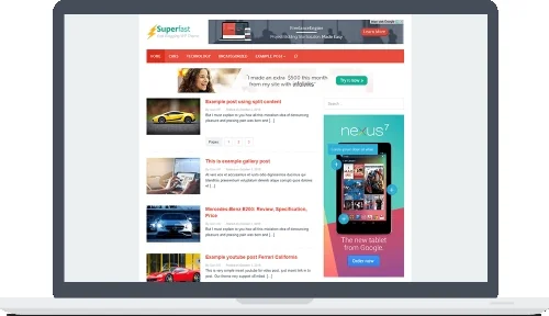 超快 - 高点击率 Adsense Wordpress 主题