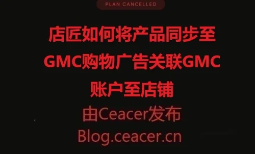店匠如何将产品同步至GMC购物广告|关联GMC账户至店铺