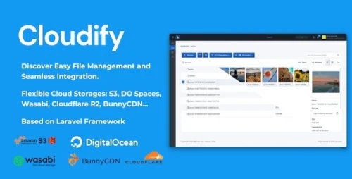 Cloudify v1.2.8 - 自托管文件管理器和云存储免费下载