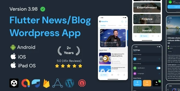 NewsPro v3.9.8 - WordPress 博客/新闻/文章应用程序