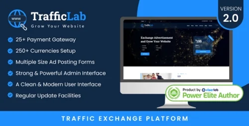 TrafficLab v2.0 - 流量交换平台