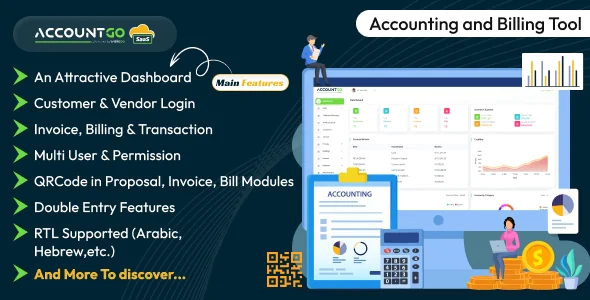 AccountGo SaaS v7.7 - Accounting and Billing Tool - nulled
