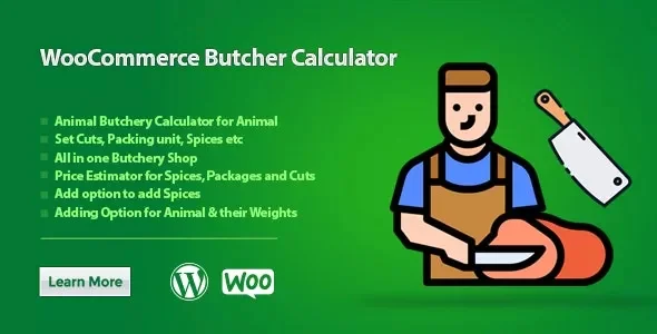 WooCommerce Butcher Calculator Plugin