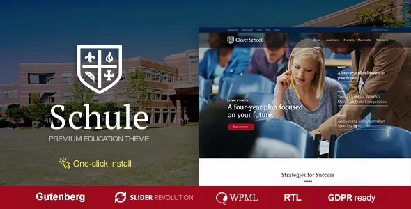 Schule v1.1.9 - School &amp; Education WordPress Theme with LMS