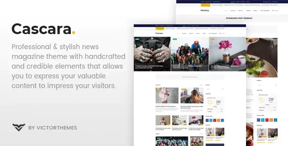 Cascara v1.8 - Blog, News & Magazine WordPress Theme