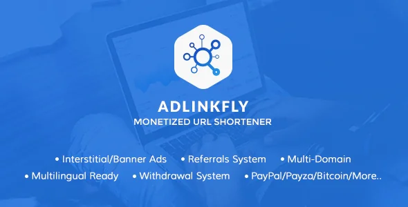 AdLinkFly v3.2.0 - Monetized URL Shortener