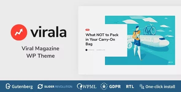 Virala v1.0.9 - Viral News & Magazine WordPress Theme