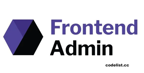 Frontend Admin Pro v3.23.0