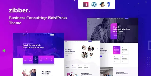 Zibber - Consulting Business WordPress Theme + RTL v2.0.1