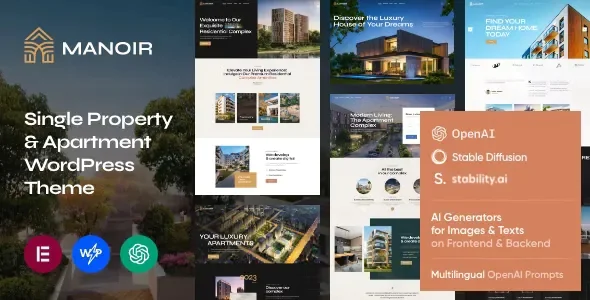 Manoir v1.3 - Single Property & Apartment WordPress Theme