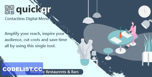QuickQR v5.5 - Saas - Contactless Restaurant QR Menu Maker - nulled
