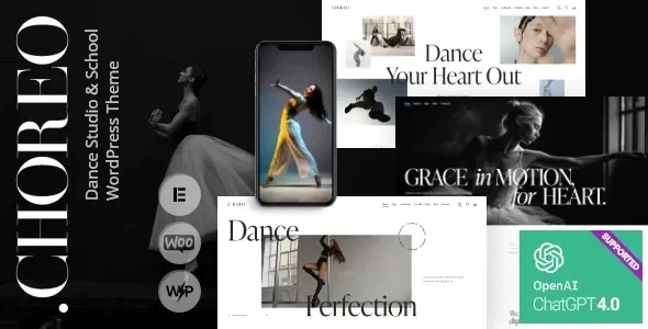 Choreo - Dance Studio &amp; School WordPress Theme