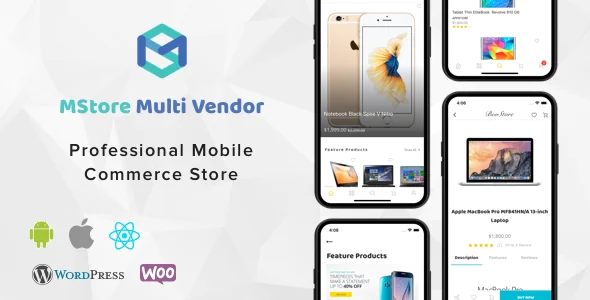 MStore Multi Vendor v1.0.1 - Complete React Native template for WooCommerce