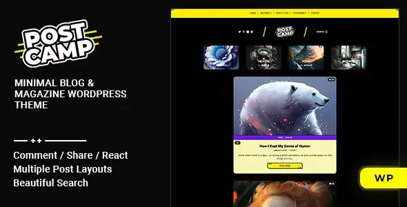 Postcamp - Blog &amp; Magazine WordPress Theme v1.0.4