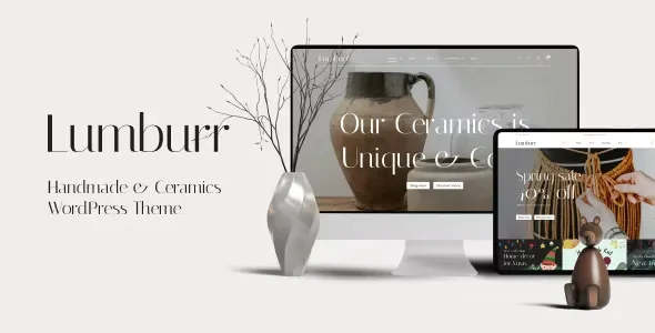 Lumburr - Handmade &amp; Ceramics WordPress Theme