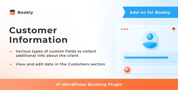 Bookly Customer Information (Add-on) v3.8