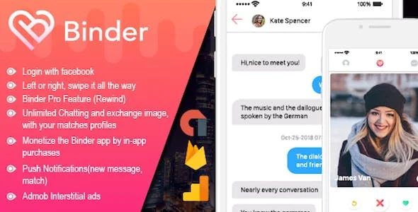 Binder v13.9 - Dating clone App with admin panel - Android