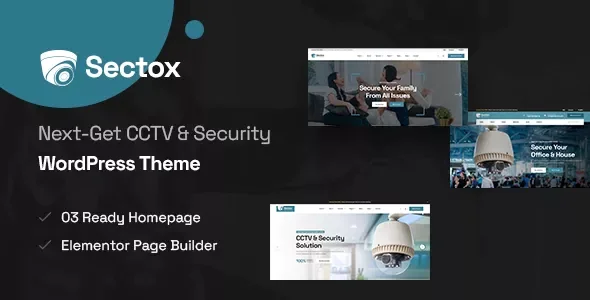Sectox - CCTV &amp; Security WordPress Theme v1.0.7