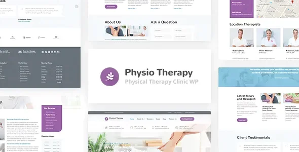 Physio v3.3.4 - Physical Therapy &amp; Medical Clinic WP Theme