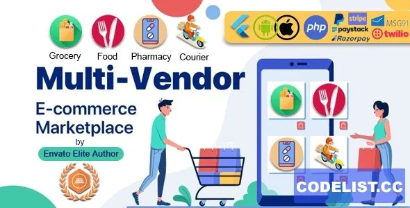 GoMarket v1.5.0 - Food, Grocery, Pharmacy &amp; Courier Delivery App | Multi-Vendor Marketplace - nulled