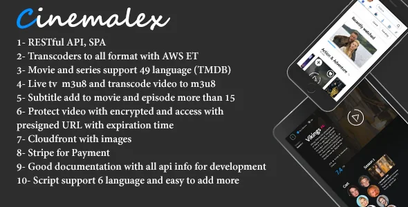 CinemaLex - Streaming service