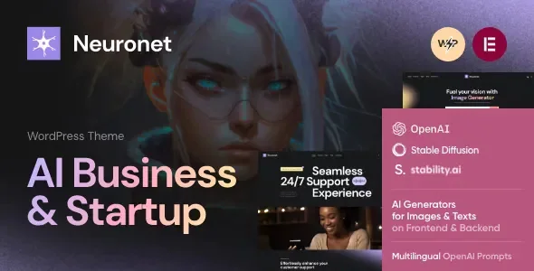 Neuronet v1.7 - AI Business & Startup WordPress Theme