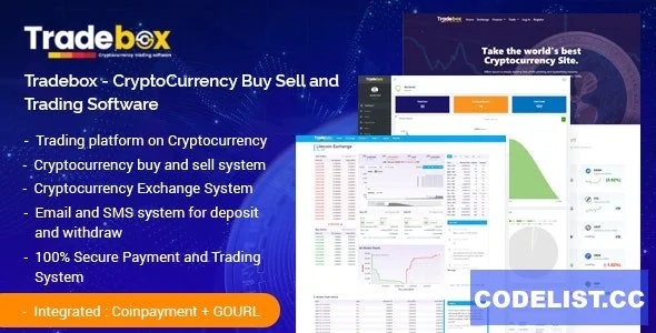 Tradebox v5.8 - CryptoCurrency Buy Sell and Trading Software - nulled
