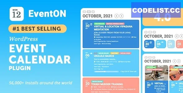 EventON v4.7.2 - WordPress Virtual Event Calendar Plugin