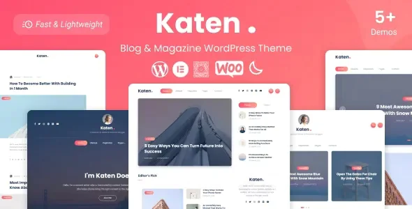 Katen - Blog & Magazine WordPress Theme v1.1
