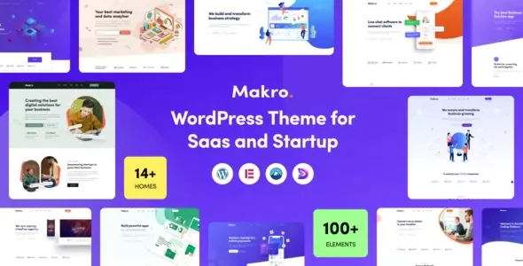 Makro - WordPress Theme for Saas & Startup v1.2.9