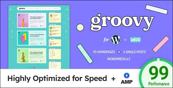 Groovy - Modern & Lightweight Blog for WordPress v2.3.0