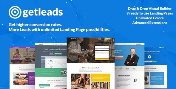 Getleads - High Performance Landing Page WordPress Theme v2.5