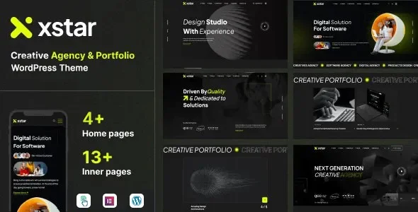 Xstar - Creative Agency & Portfolio WordPress Theme v1.0.1