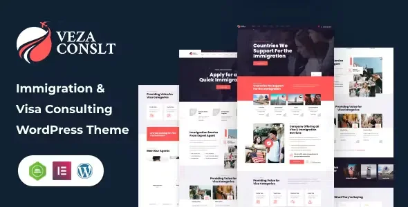Vezaconslt - Immigration and Visa Consulting WordPress Theme v1.3
