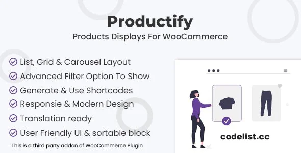 Productify v1.1.1 - Products Displays For WooCommerce