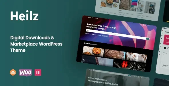 Heilz - Digital Downloads & Marketplace WordPress Theme v2.3.0