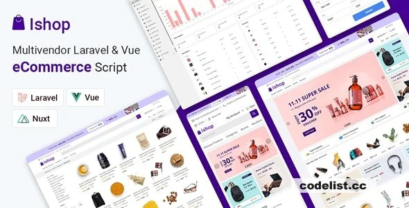 Ishop v5.0.10 - Multivendor Laravel & Vue eCommerce CMS - nulled
