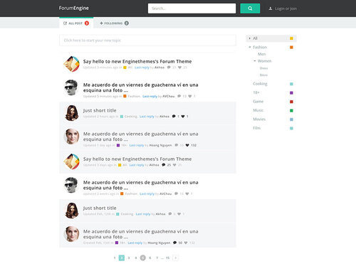 More information about "Wordpress Themes ForumEngine 1.6.3"