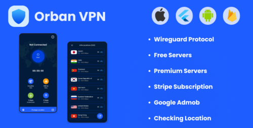 More information about "Orban VPN – Wireguard Protocol Vpn Flutter App"