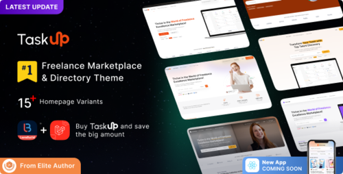 More information about "Taskup v2.4 - Laravel Freelance Marketplace & Service Finder"