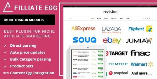 More information about "Affiliate Egg v1.0.9.23 - Niche Affiliate Marketing Wordpress Plugin"