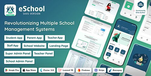 More information about "eSchool SaaS v1.5.4 - School Management System with Student - nulled"