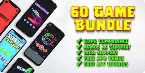 More information about "60 Games Ultimate Bundle - Android Games for Reskin and Publishing"