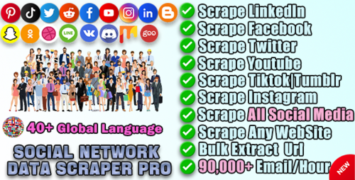 More information about "Social Network Data Scraper Pro"