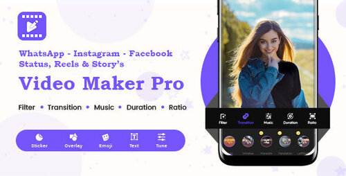 More information about "Instagram, FB, YouTube, WhatsApp Status - Story - Post - Reels Video Maker Pro"