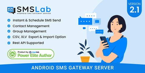 More information about "SMSLab v2.1 - Android Based SMS Gateway Server - nulled"