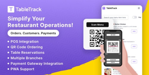 More information about "TableTrack v1.2.24 - The Complete SaaS Restaurant Management Solution - nulled"